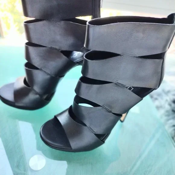 Aldo "Parrin" Peep-Toe Stiletto Heels - Picture 3 of 15